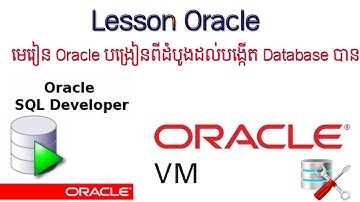 Create Table in oracle speak khmer