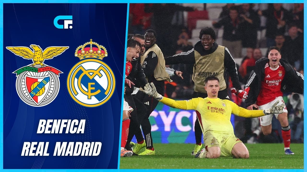 GOL de ARQUERO y CLASIFICACIÓN: BENFICA VENCIÓ 4-2 a REAL MADRID y ...
