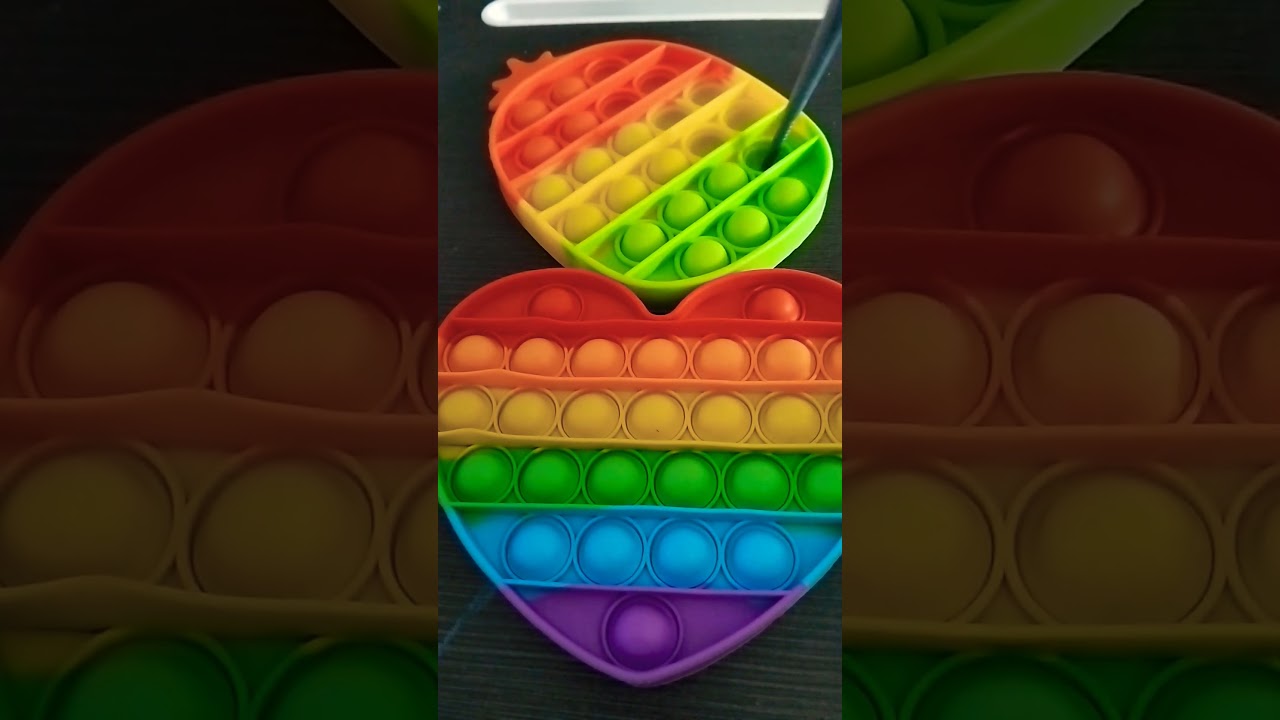 Pop it fitged rainbow cute 