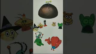 Woww ‼️ Larry & Patrick (Green3)😁 wrong head change puzzle Spongebob 😊 #shorts #viral #funnyvideo