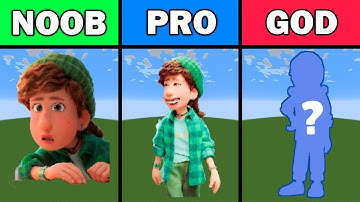 NOOB VS PRO VS HACKER Minecraft Pixel Art - Turning Red Miriam