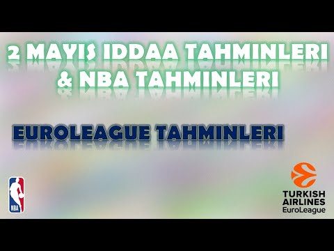 2 Mayıs İddaa Tahminleri | NBA Tahminleri | Euroleague Tahminleri | Maccabi-Panathinaikos