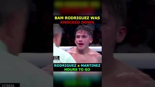 SHOCKING‼ BAM RODRIGUEZ WAS KNOCKED DOWN😱😱RODRIGUEZ vs MARTINEZ FIGHT #shorts #boxing