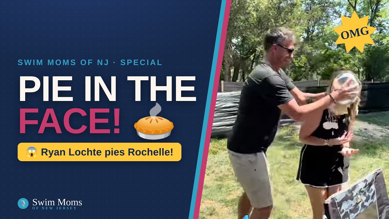 After losing the bet this past weekend, Rochelle had to pay up… and @RyanLochte made sure she did.