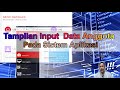 Menyesuiakan Elemen Input dengan field pada table untuk input data form