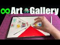 How to make an infinity art gallery on ipad tutorial  endless paper app review