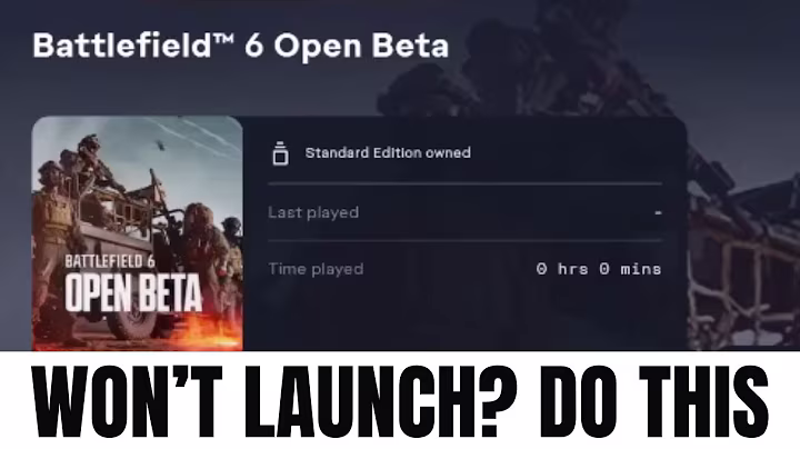 Fix Battlefield 6 Not Launching (2025) – EA Anticheat, Crash, or DirectX Errors? SOLVED!