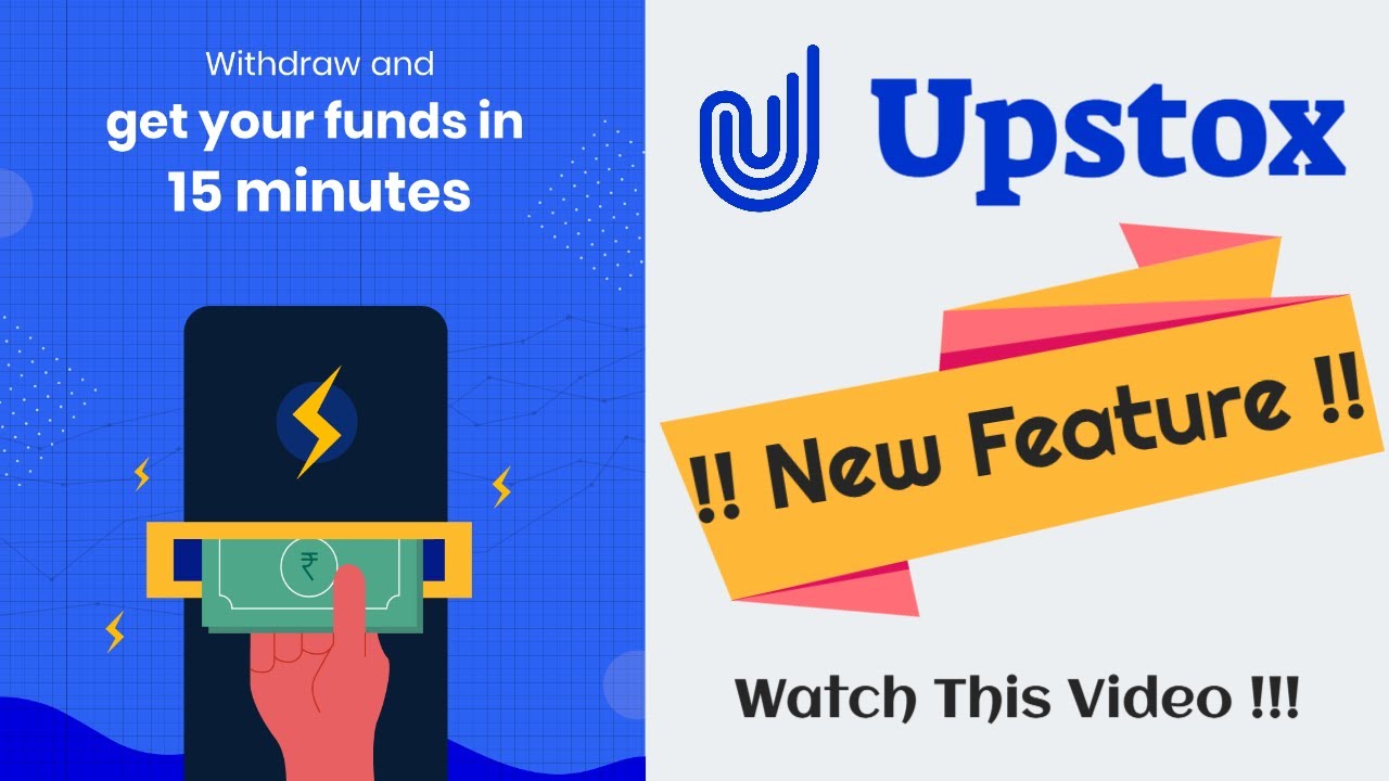 Upstox New Feature Update Instant Payout Withdrawal in 15 Mins !! New Update DMAT Trading