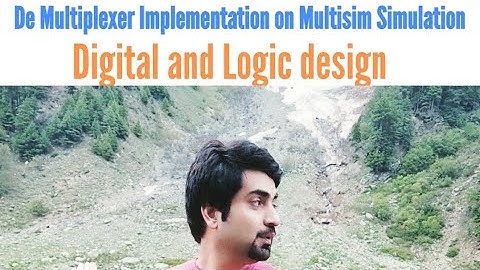 De Multiplexer Implementation on Multisim simulation