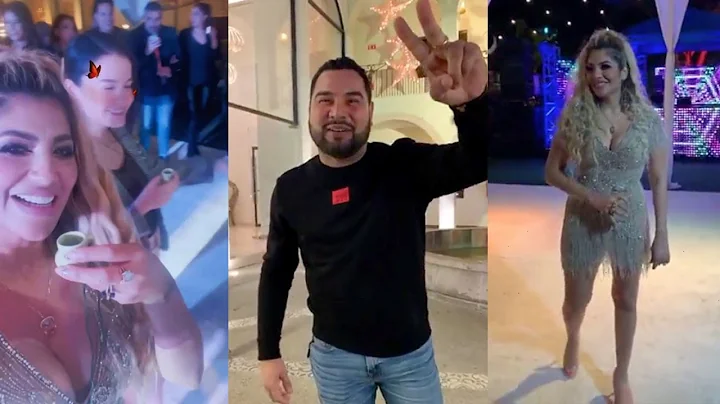 Entre FAMOSOS Y Familia LINDA CUEVAS Festejo Su Cu...