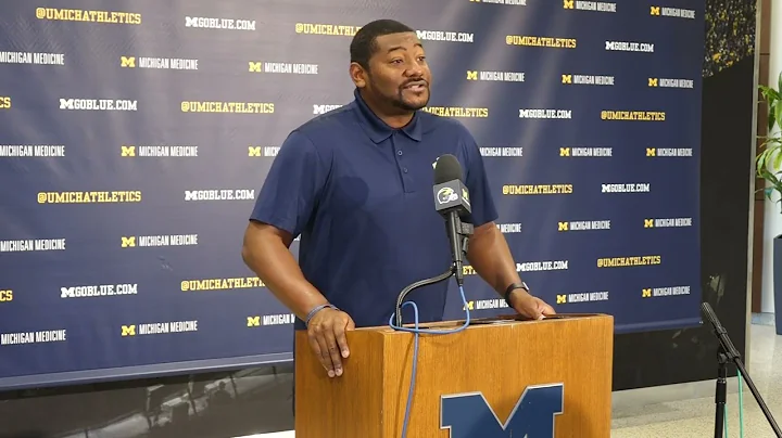 WR coach Ron Bellamy talks U-M's deep WR room and ...