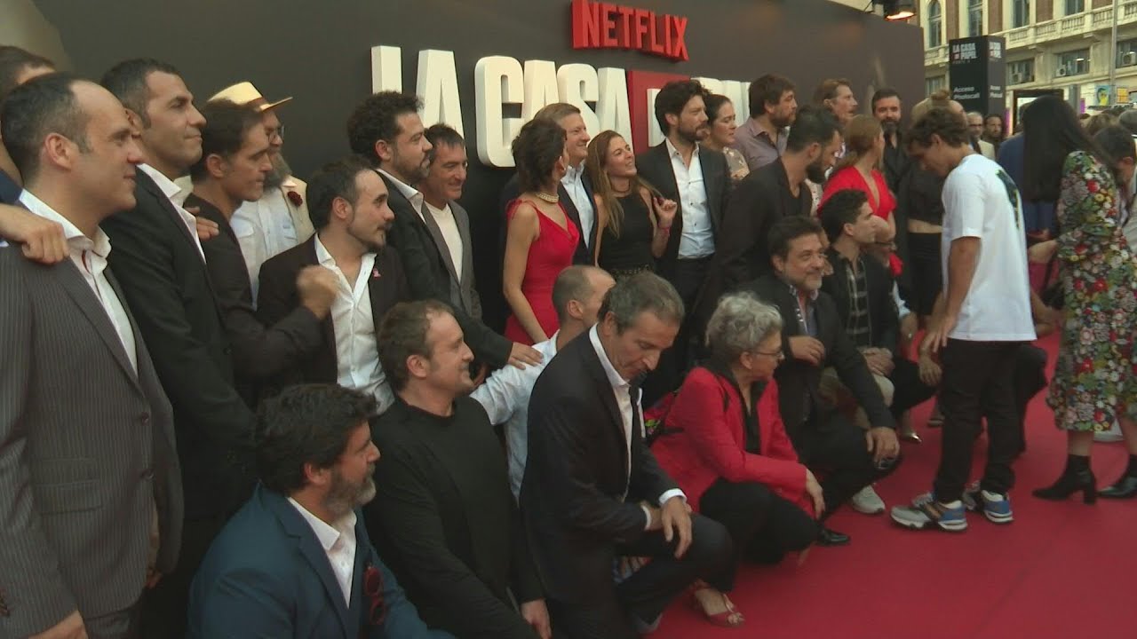 Red Carpet Netflixs La Casa De Papel Season 3 Afp