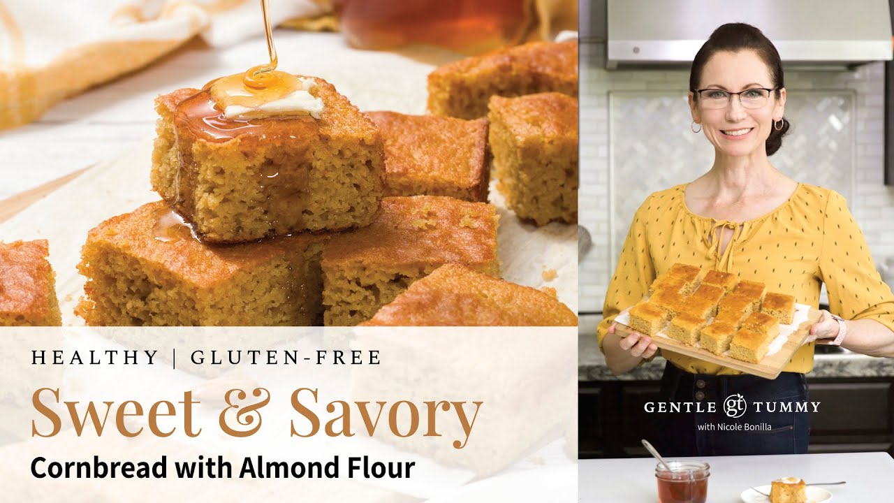 Healthy Sweet and Savory Gluten Free Cornbread Recipe