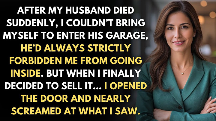 After My Husband Died, I Tried to Sell His Garage—But Inside Was Something I Never Expected