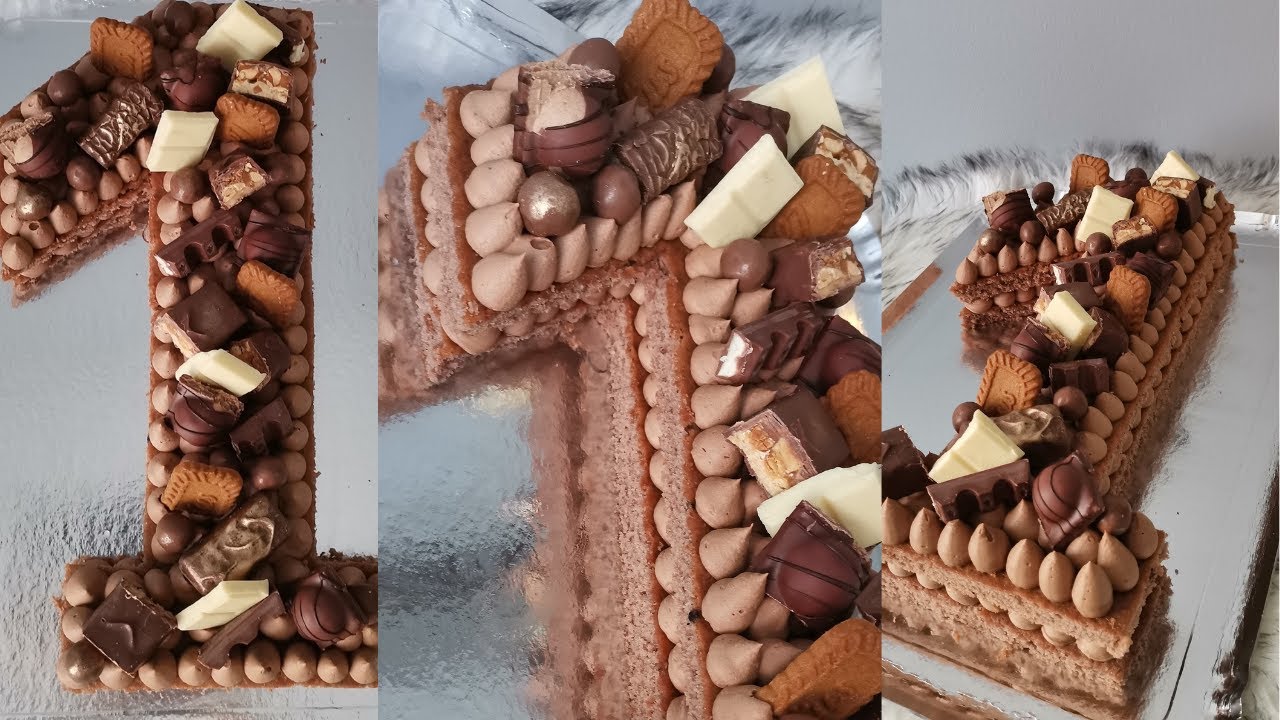 number cake كيكة الارقام بالجنواز بطريقة سهلة و مبسطة  😍