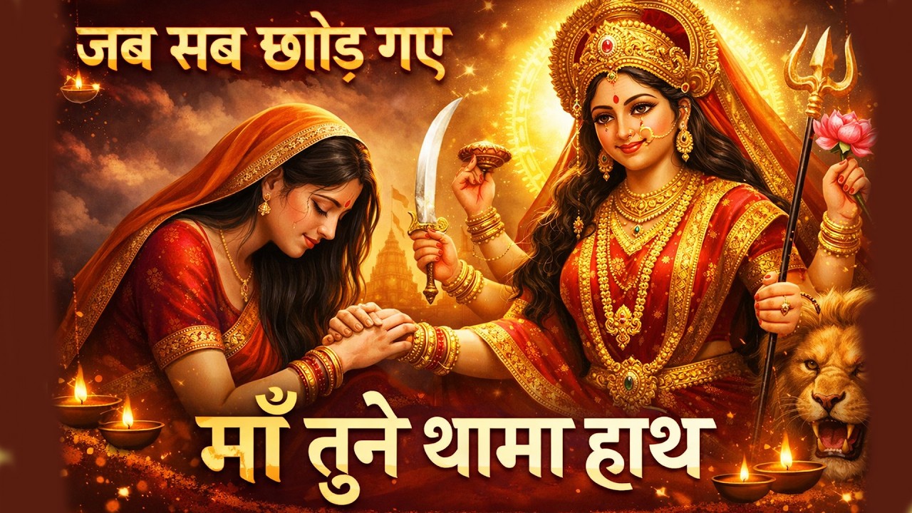 जब सब छोड़ गए, माँ तूने थामा हाथ | Emotional Maa Bhajan | Heart Touching Devi Bhakti Song | Kaveri B