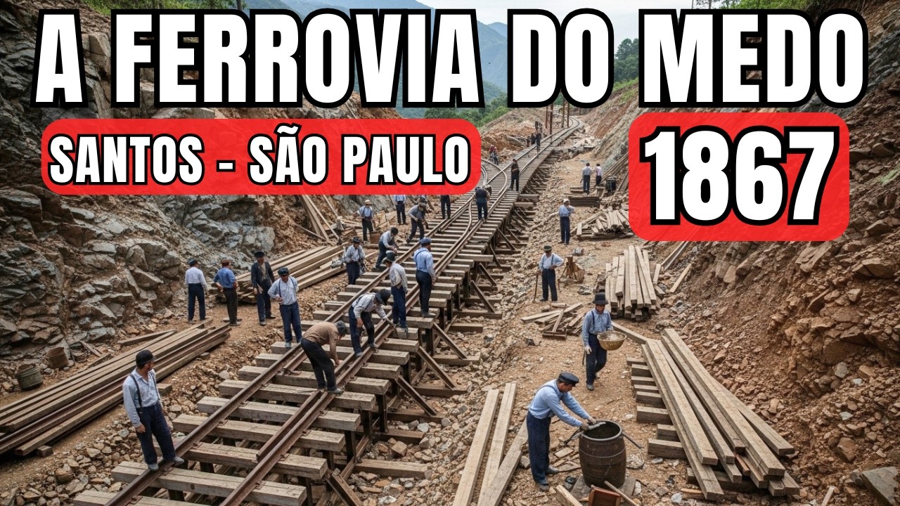 A Ferrovia de Santos: Por Que Ela Mudou São Paulo Para Sempre Em 1867? (Reconstrução Por IA)