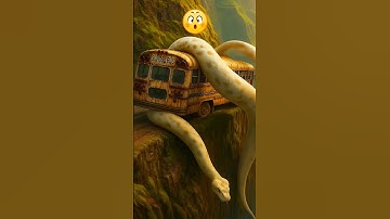 AI Jungle Discovery | Giant Python Strikes Bus | Amazon Encounter #shorts #art #nature #new