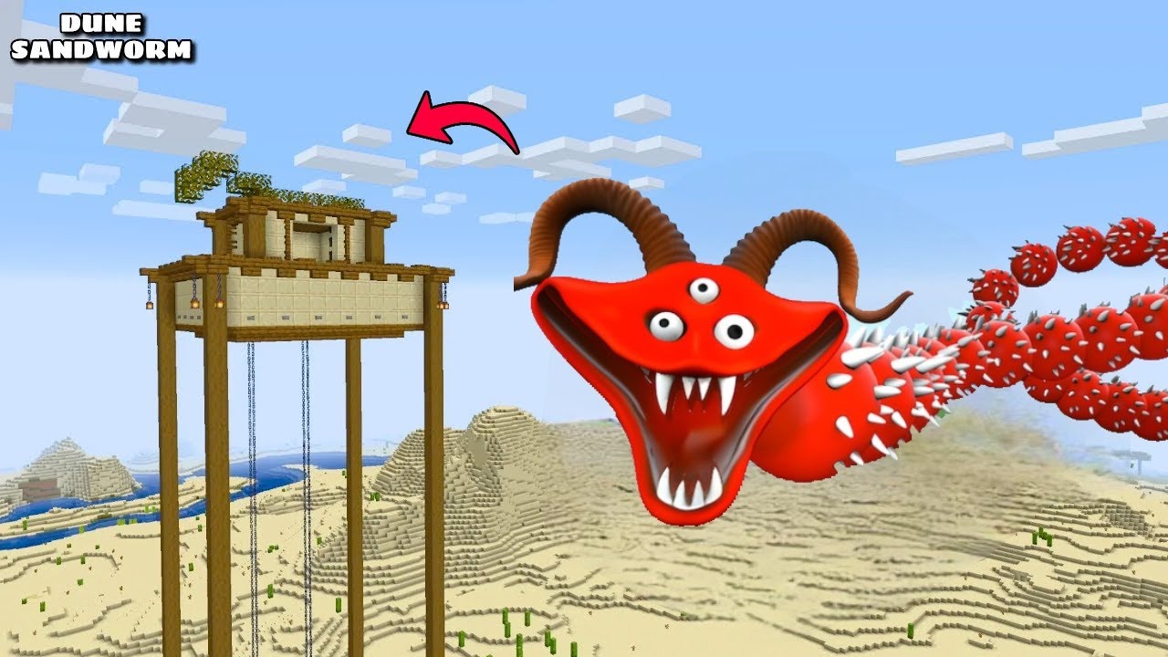 i FOUND the SCARIEST HUNGRY WORM 😱 in Minecraft! | Insane Survival Gameplay