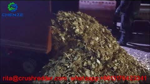 Chenze Model BX-2116A Drum Chippers -How Does A Drum Wood Chipper Work