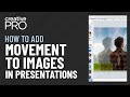 Presentation Design: How to Add Movement to Images (Video Tutorial)