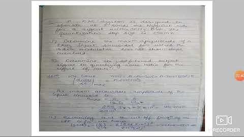 Numerical On Waveform Coding Techniques1
