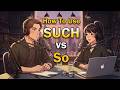 So vs Such in English | Easy English Conversation Practice for Beginners