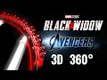 ❌ 3D 360 video Roller Coaster VR The Avengers Marvel Black Widow Virtual Reality 4K