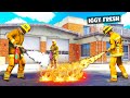 How to TROLL Firefighters in GTA 5!! (FAKE Firefighter)