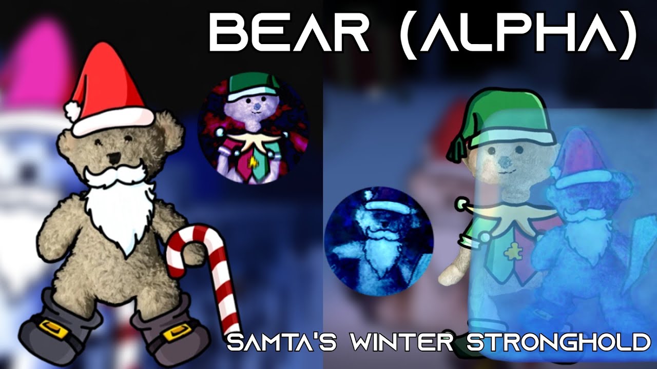 Bear (Alpha) - How To Get 2 New Badges + Samta's Winter Stronghold Gameplay + Frozen Samta Gameplay