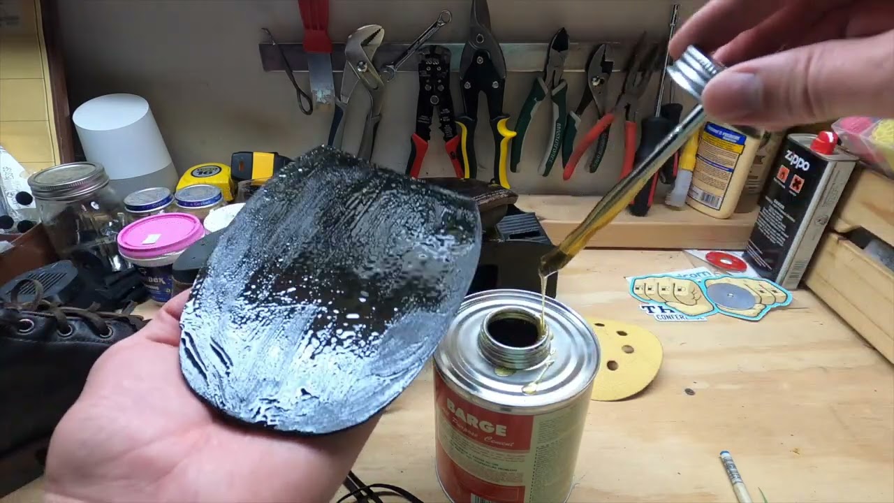 Putting a Boot Sole Protector On