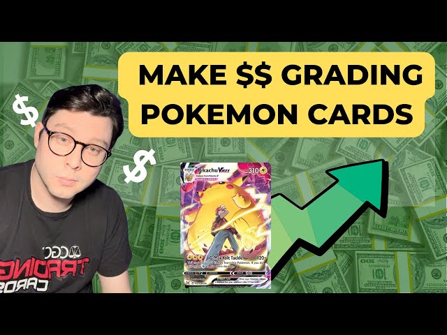 how to make money grading pokemon cards Make Money Grading Pokémon Cards - Flipping and Investing With My Grading  Profit Calculator!