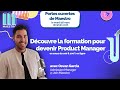 Dcouvre la formation pour devenir product manager avec osvan admission manager 