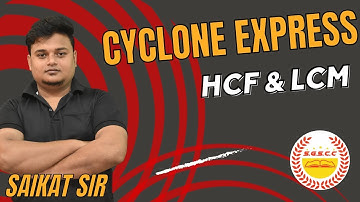 #WBPSC #FOOD SI #POLICE #WBPSC Food SI Math ll HCF & LCM II Saikat Sir