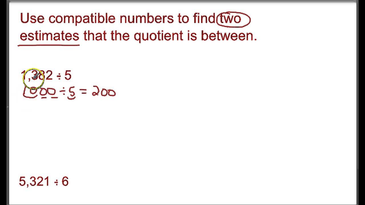 estimate-using-compatible-numbers-youtube