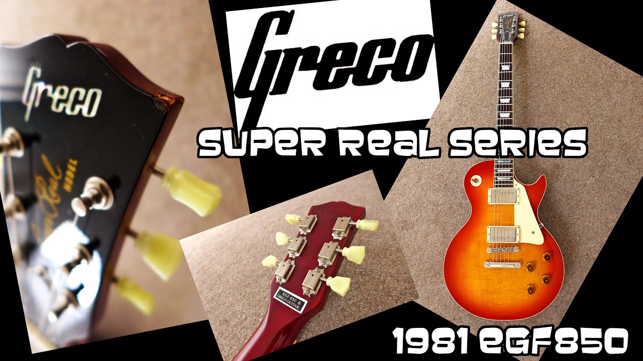 Greco Les Paul: Super Real EGF850 from 1981. Part One.