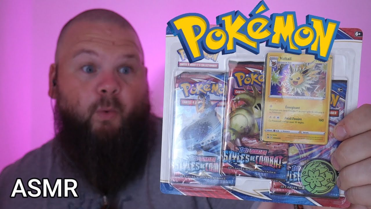ASMR : Ouverture RELAXANTE de BOOSTER POKEMON #pokemon #asmr #asmrfr