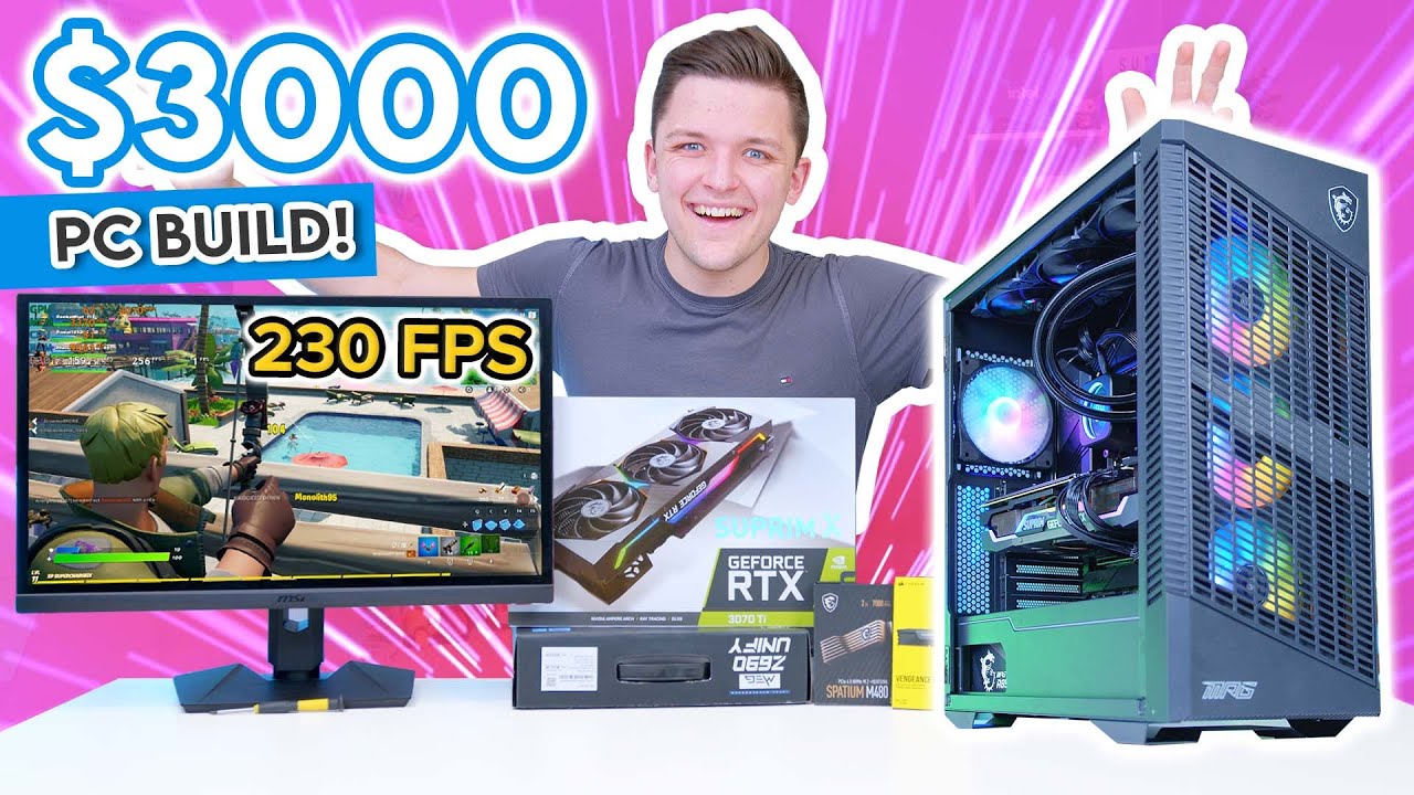 Insane $3000 PC Build 2022! [ft. 12900K w/ Gaming Benchmarks] - YouTube