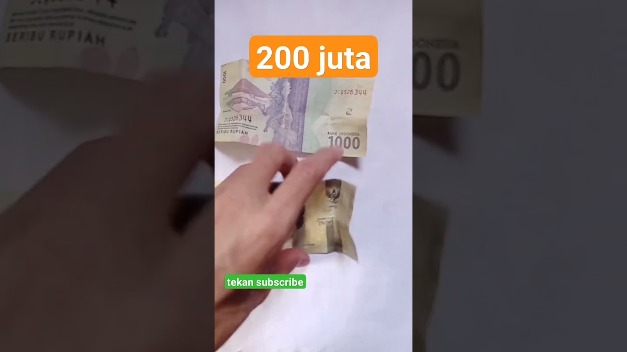 uang langka Rp 1000 harga 100 juta tidak dijual 