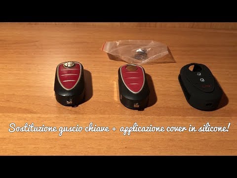 GOMMINO 3 TASTI COVER GUSCIO CHIAVE ALFA ROMEO MITO GIULIETTA TEK