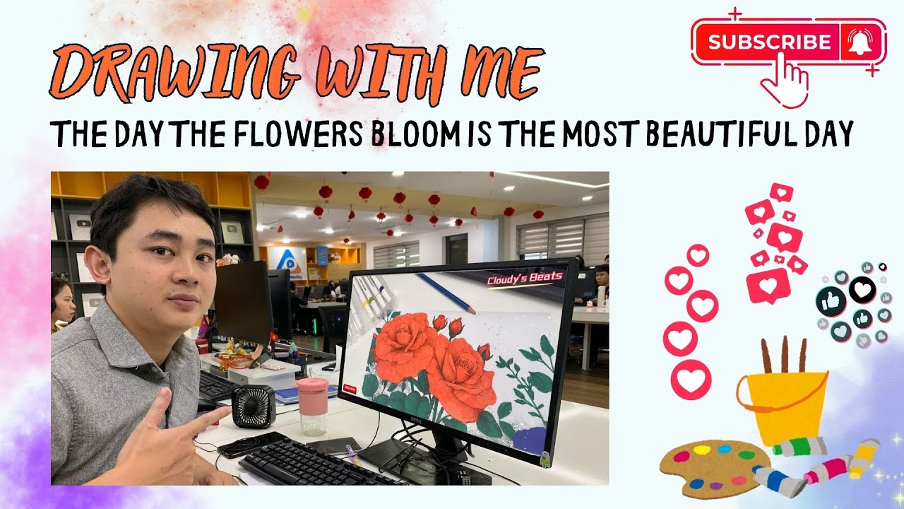 The Most Beautiful Moment of a Flower’s Life 🌸 | Painting Its Timeless Beauty Together 