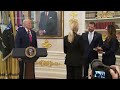 Pam Bondi swears in Markwayne Mullin as homeland security secretary