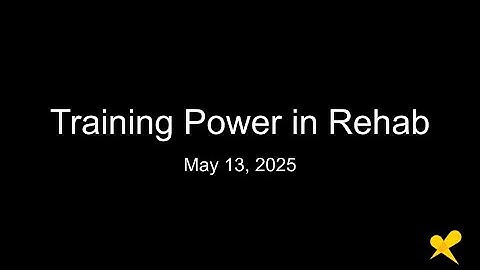 Training Power in Athletic Rehabilitation | Spotlight Sports Solutions Study Group