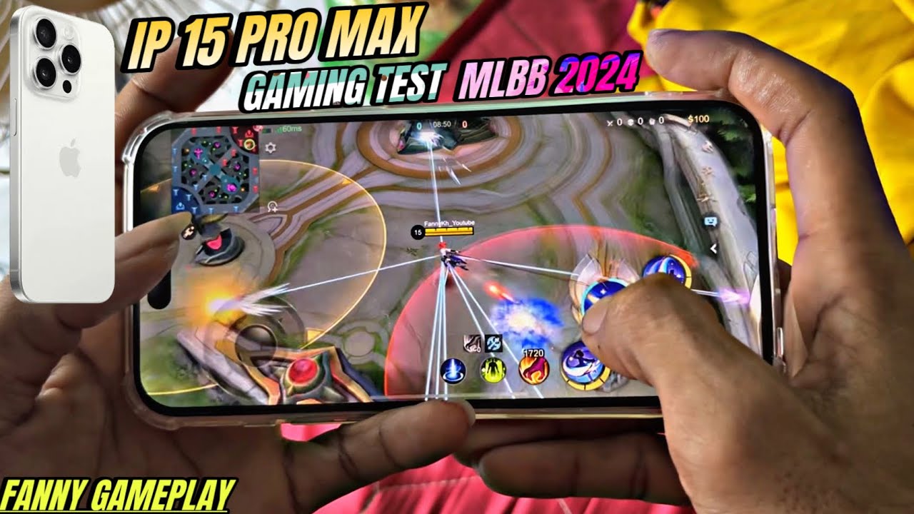 IPHONE 15 PRO MAX GAMING TEST 2024 MLBB