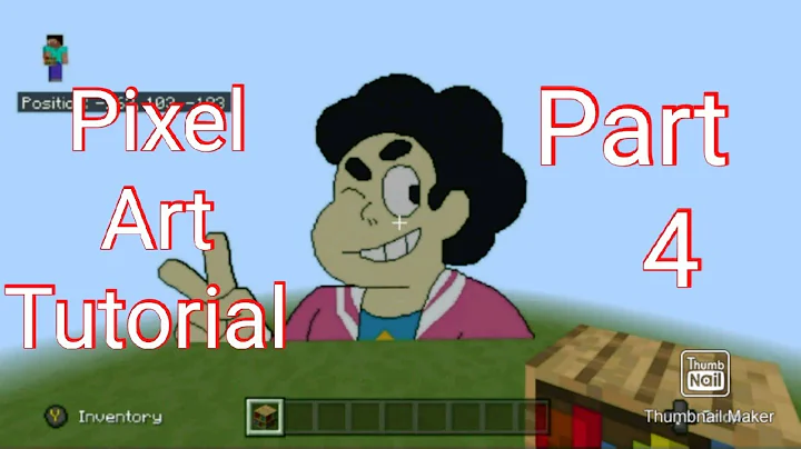 Minecraft Pixel Art Tutorial Steven Univers (Steven The Movie) Part 4