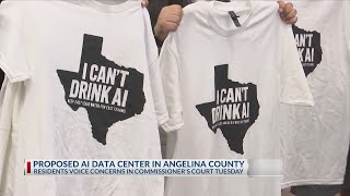 Angelina County residents call for action against AI data centers 