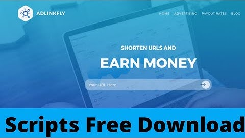 AdLinkFly nulled scripts Free Download | URL shortener scripts Free Download