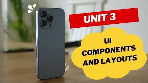 Lecture 12 Absolute Layout, Frame Layout, Relative Layout || MAD