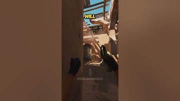 B SITE ENTRY MOLLY ON DUST 2 #shorts #cs2