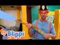 Blippi&#39;s Day of Occupation Play | T-Rex Ranch Adventures | Kids Songs | Moonbug Kids